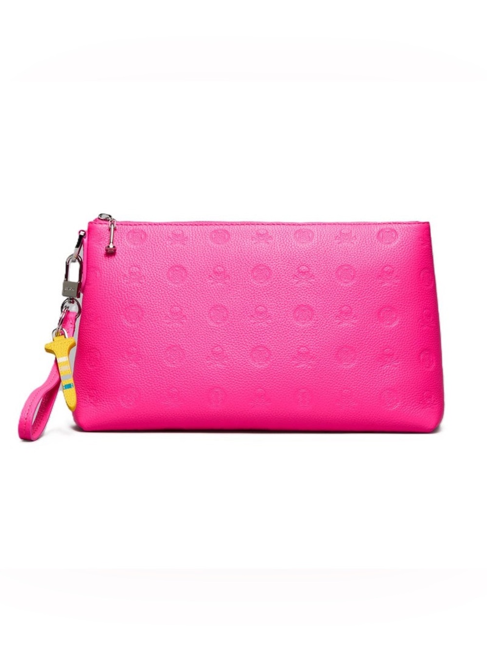 Gfore Limited Edition Release Embossed Skull & Tees Leather  Pouch